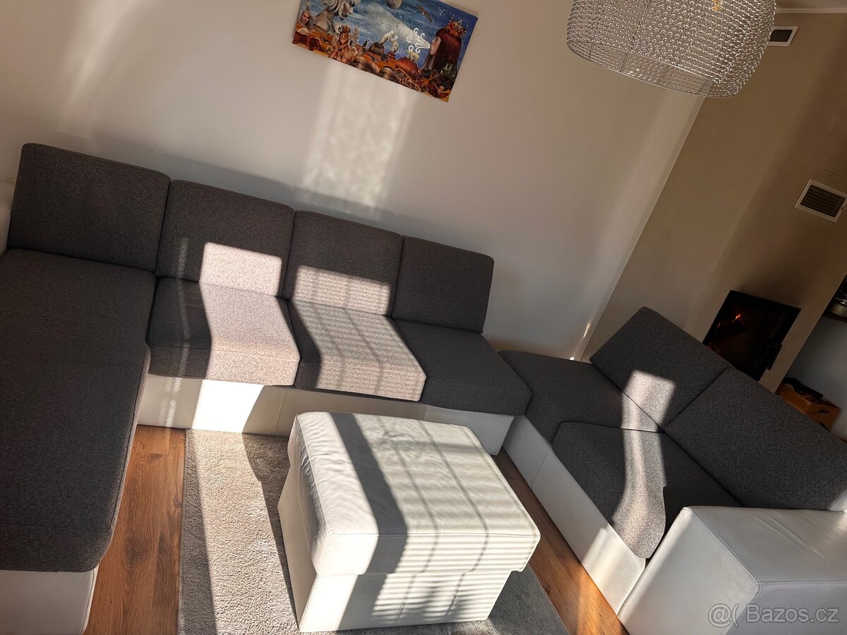 Kožená sedací souprava - 7