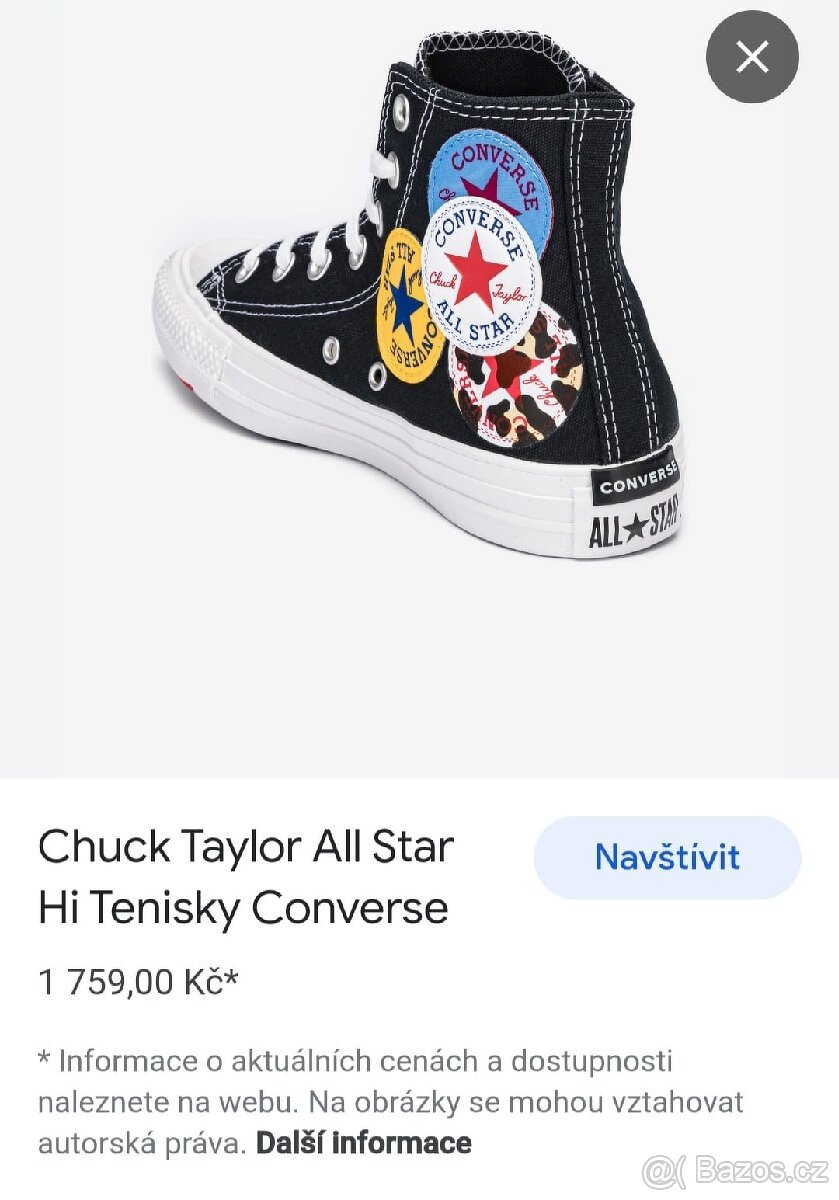 Boty Converse vel.č 28 - 7