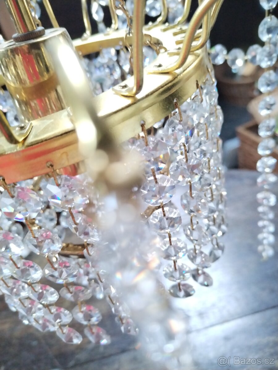 Retro křišťálový lustr - 7