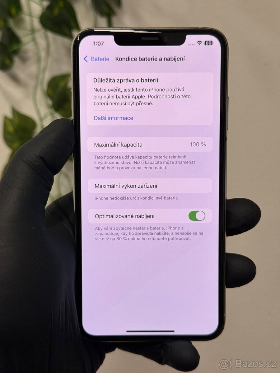 iPhone XS Max 64GB - 100% baterie - 7