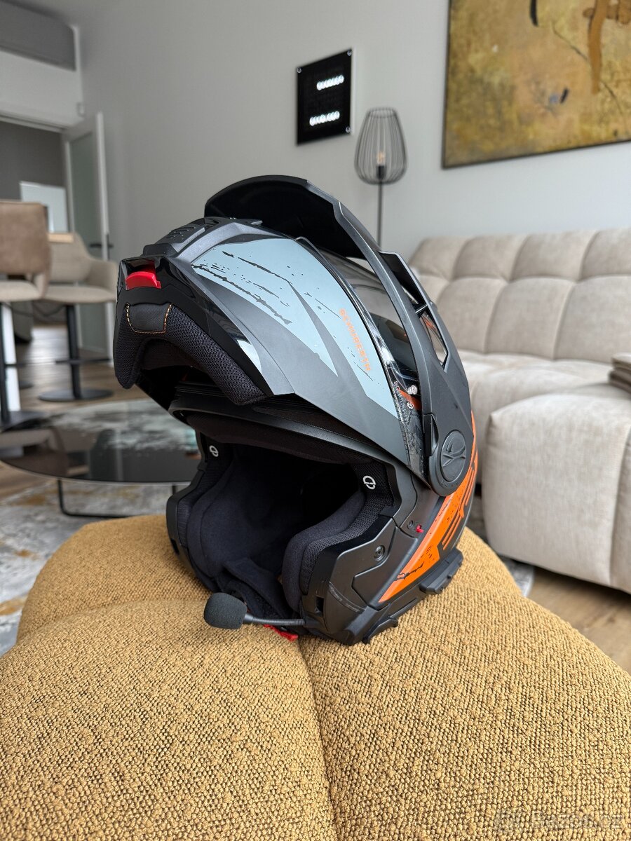 Helma Schuberth E2 Explorer Orange (M 57-58cm) - 7
