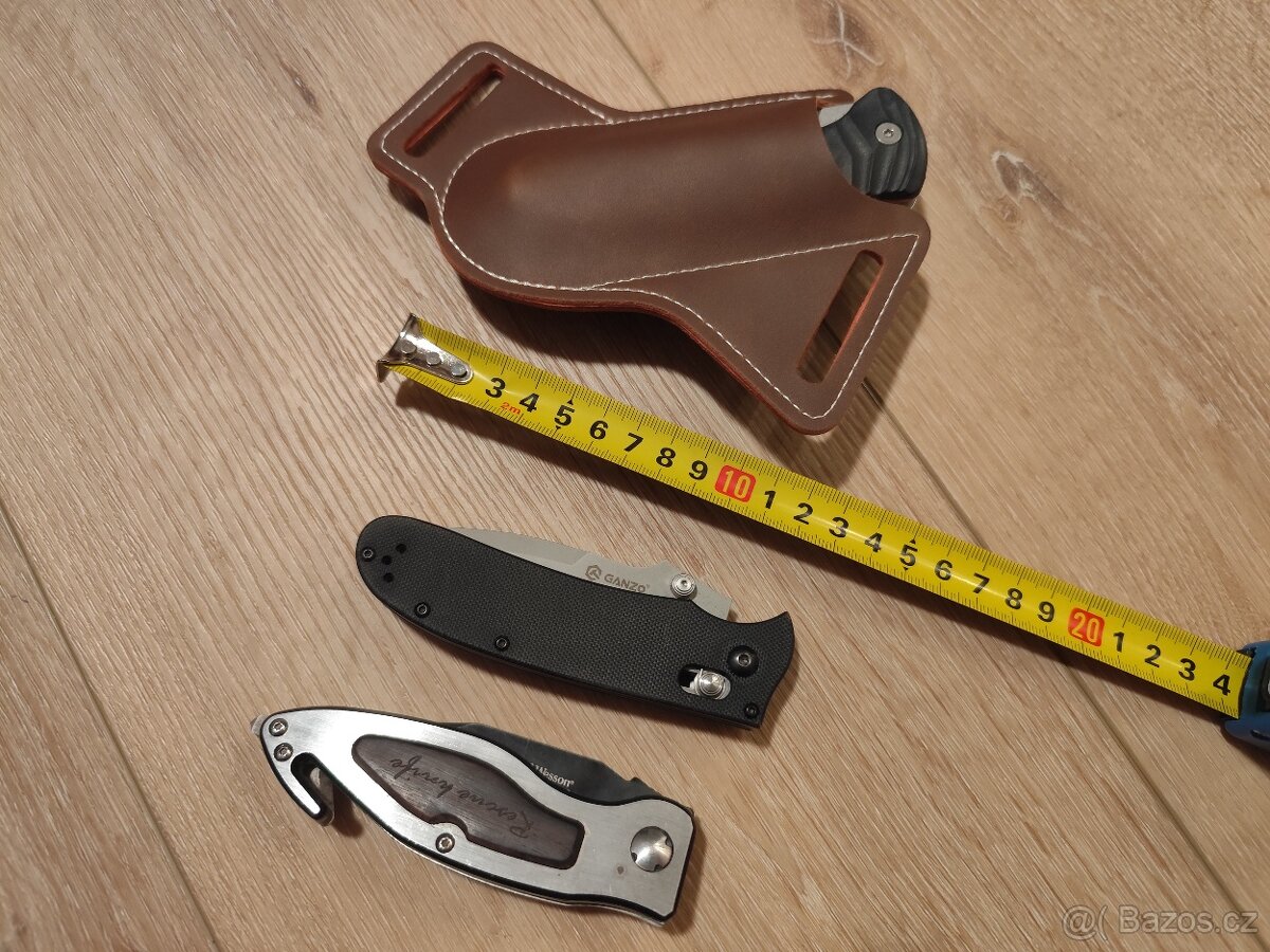 Pouzdro na nůž opaskové, hnědé - 7