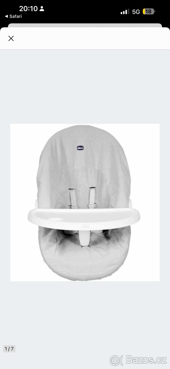 Chicco Baby Hug 5v1 - postýlka/lehátko/židlička a sedačka - 7