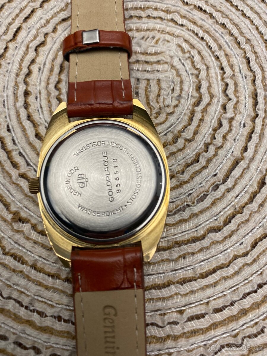 Hodinky GLASHÜTTE spezimatic pozlacené - 7