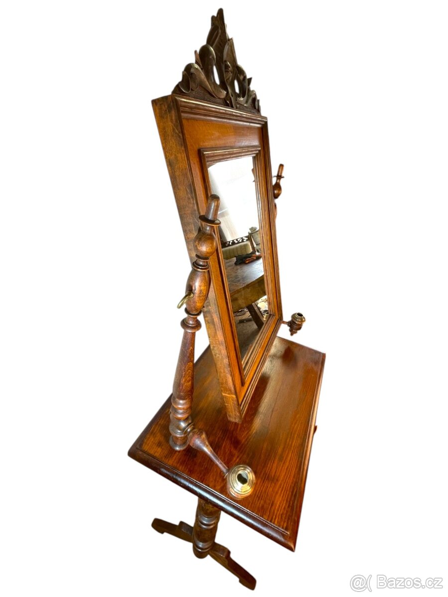 Starožitný toaletní stolek - historismus - 7