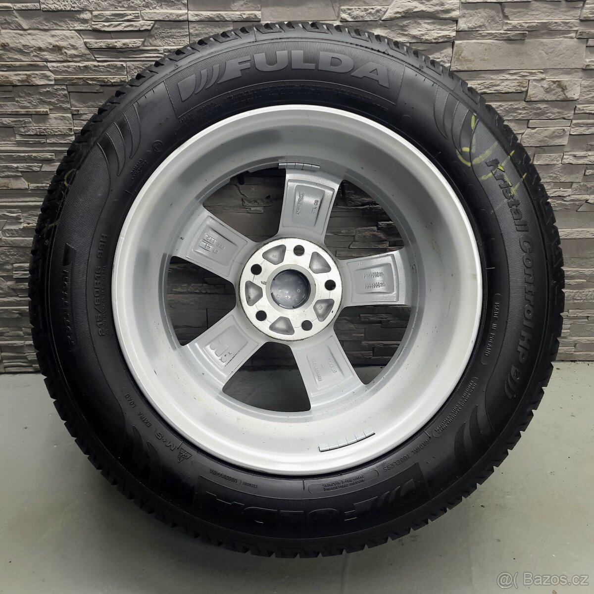 16" Alu kola Dezent 5x112 zimní pneu 8,8mm - 7