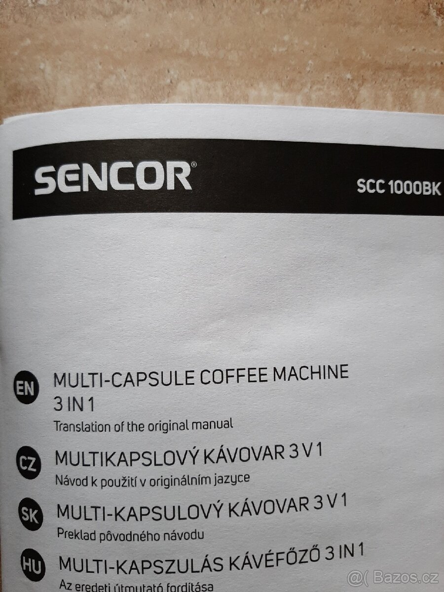 SENCOR multikapslový kávovar 3v1 - 7