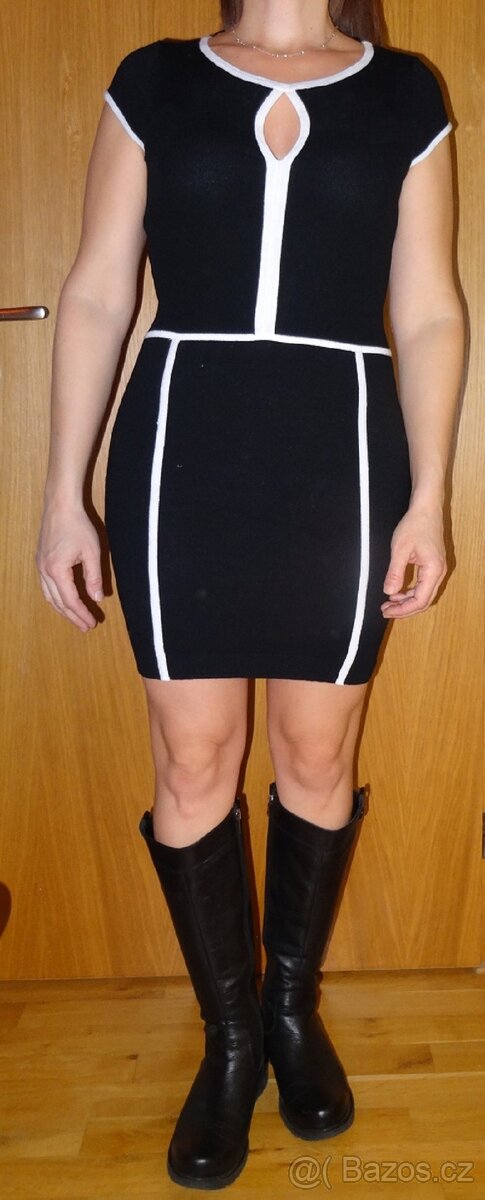 úpletové šaty vel.S - 7