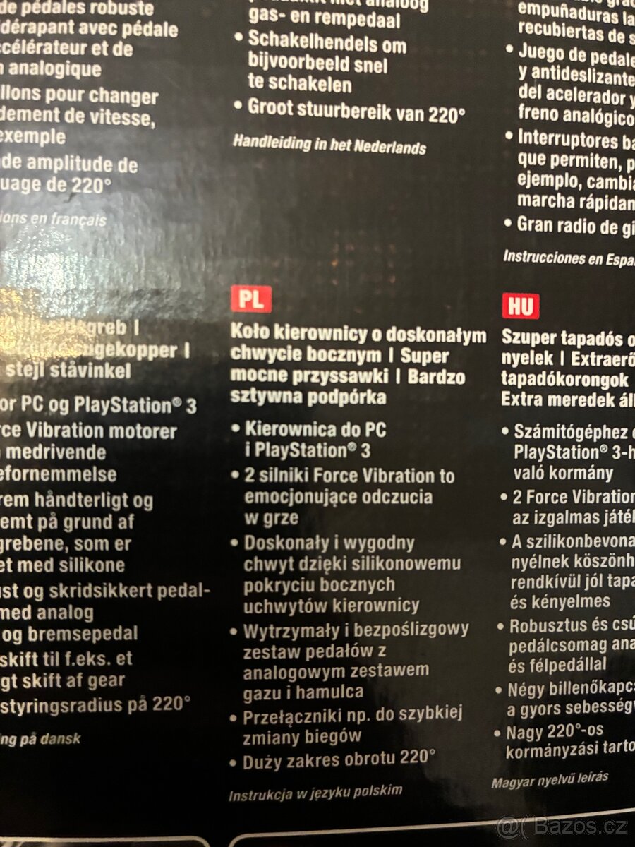 Herní volant , pedály a dvě hry - 7