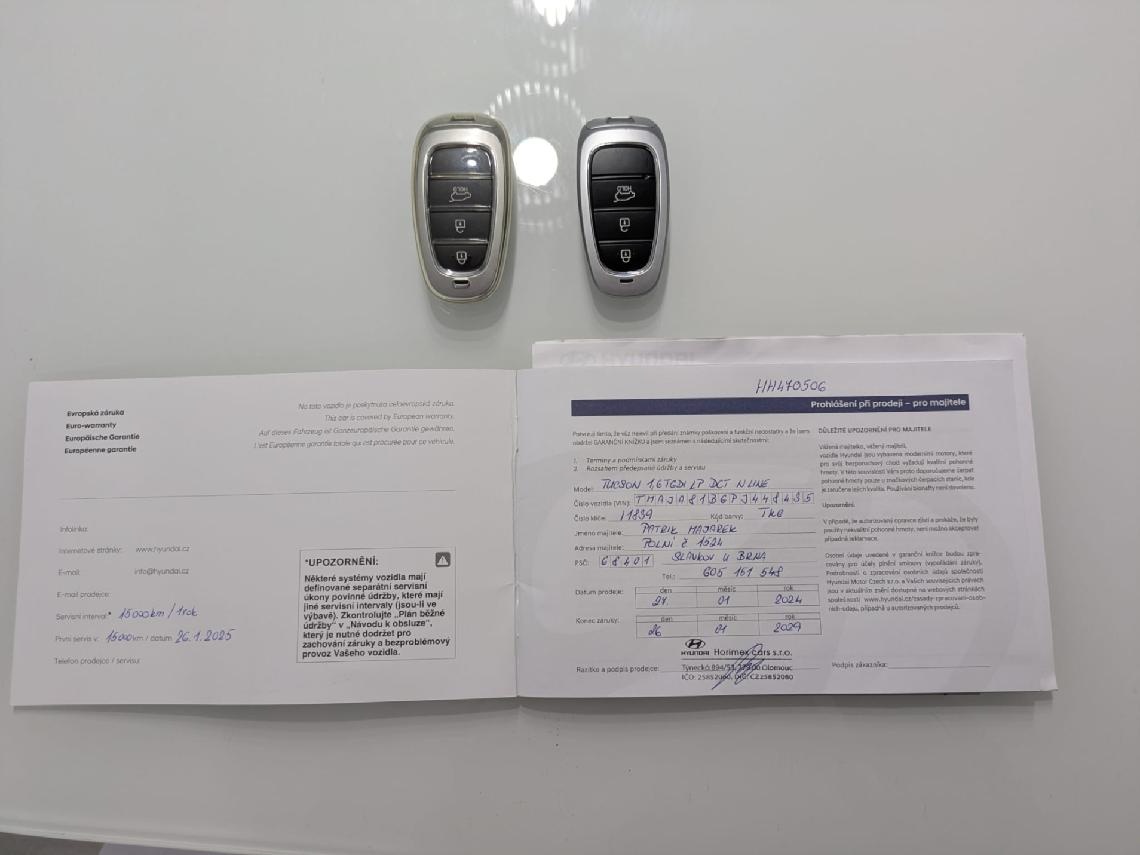 Hyundai Tucson, N-LINE 1.6T-GDI110kW 7DCT - 7