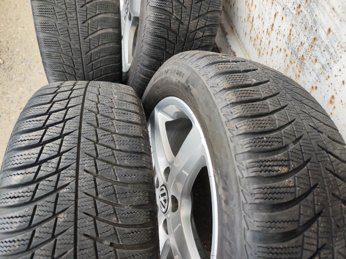 16"zimní alu sada Aspen 5x112 origo Golf 7 6 Touran Caddy - 7