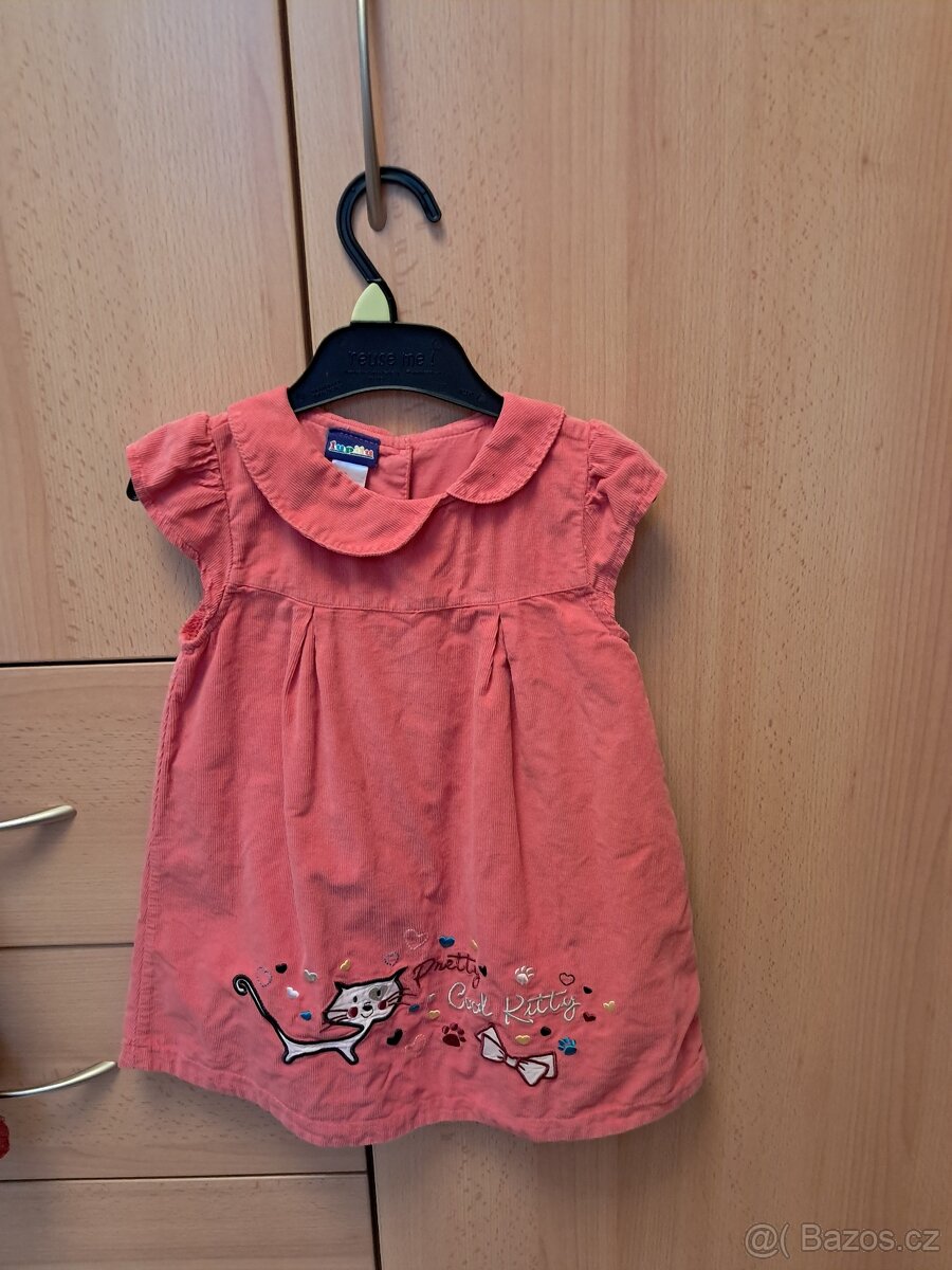 Šaty vel. 86, 92, 104 - 7