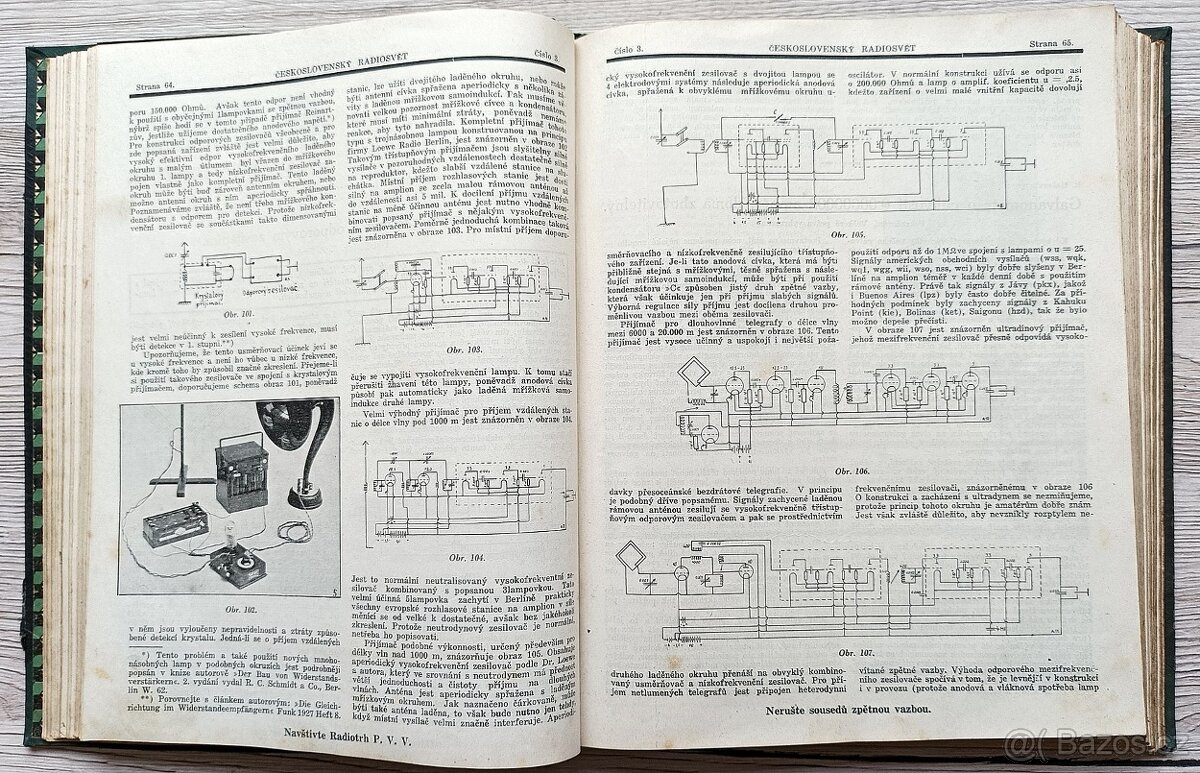 Časopisy ČESKOSLOVENSKÝ RADIOSVĚT, 1. ročník, rok 1927 - 7