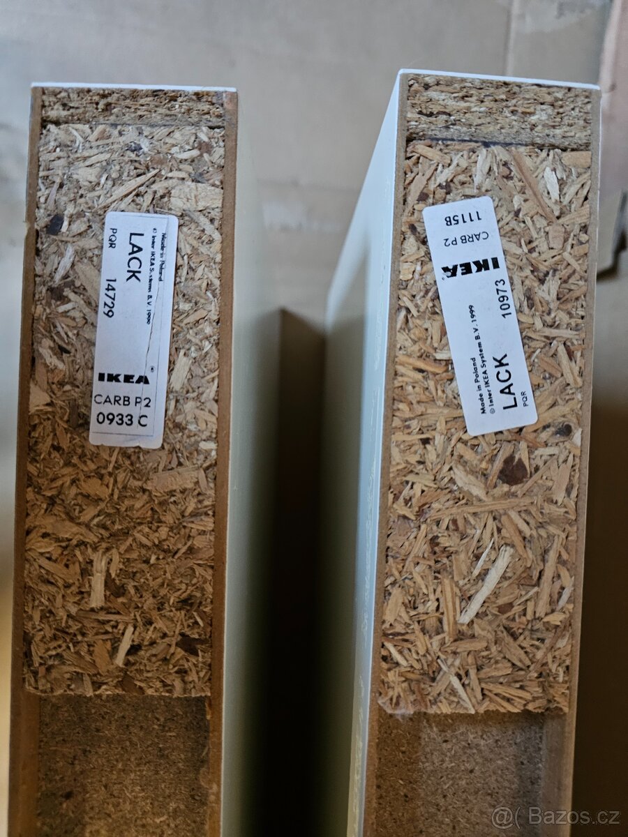 PRODÁM SADU 2KS BÍLÝCH POLIC IKEA LACK 110 A 190 CM - 7