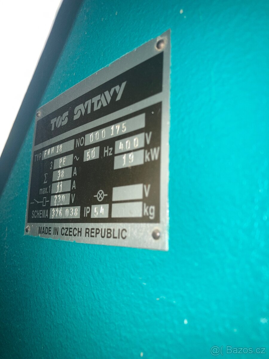 Čtyřstranná fréza TOS MASTER FWH 18 - 7