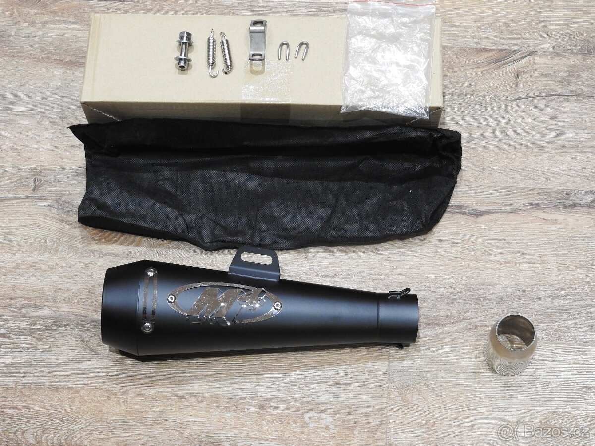 Laděný výfuk celonerezový černý mat. Nový - 7