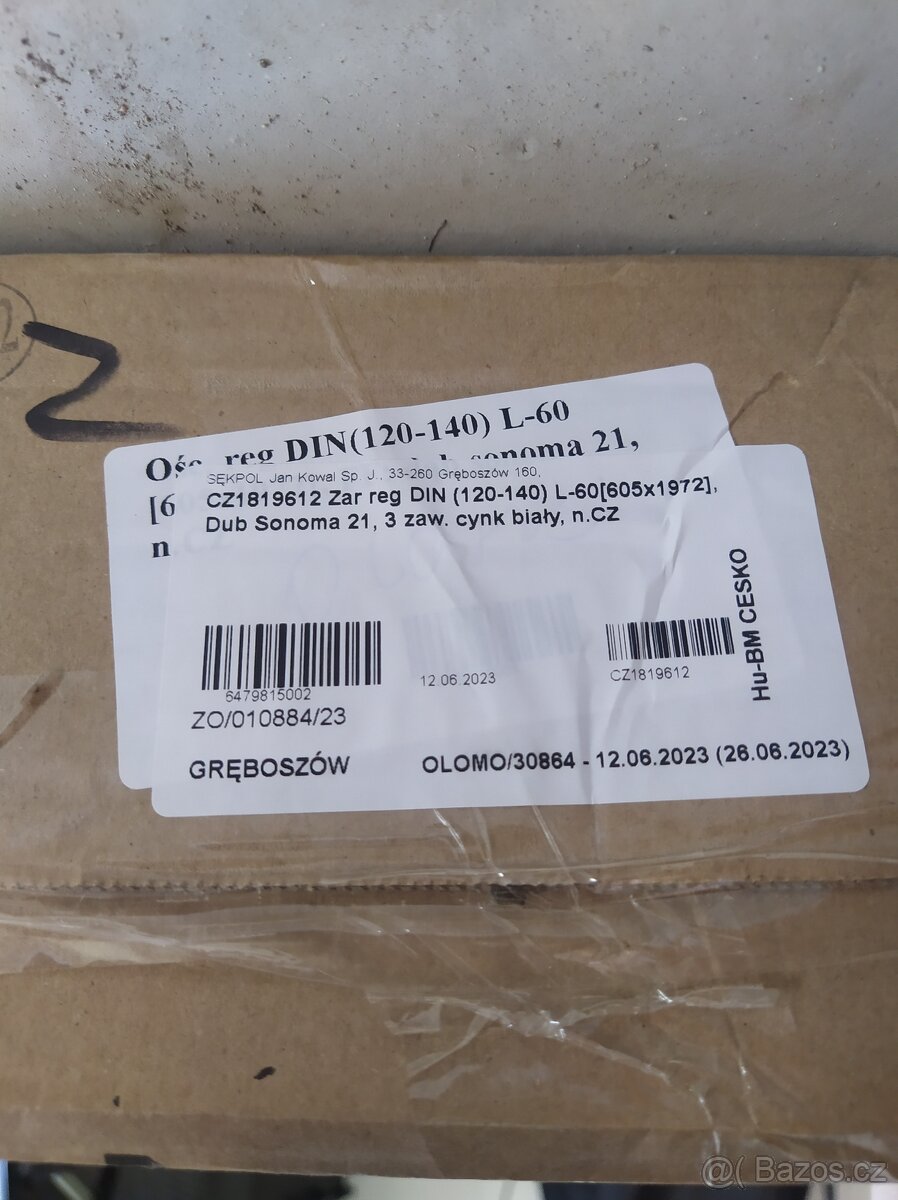 Zárubeň regulovatelná 60L 120-140 dub sonoma - 7