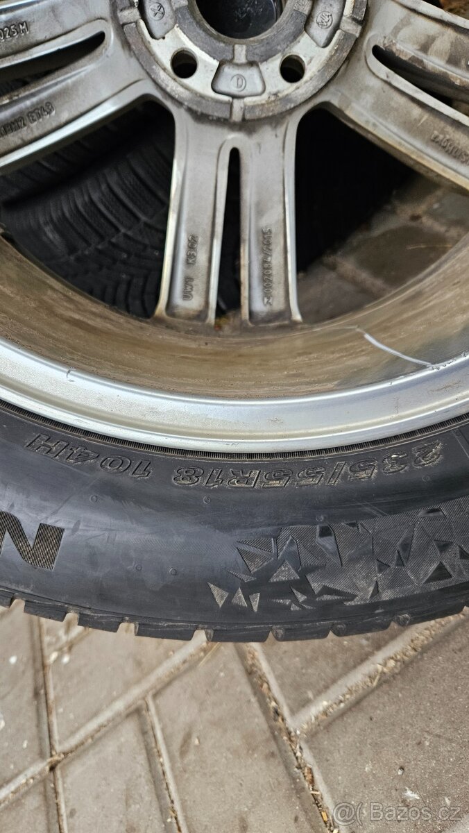 Zimní Sada Alu 5x112 235/55 R18 Volkswagen Tiguan - 7