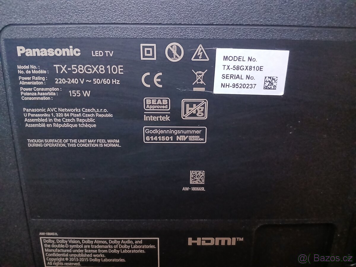 LED TV 4K Panasonic TX-58GX810E - 7