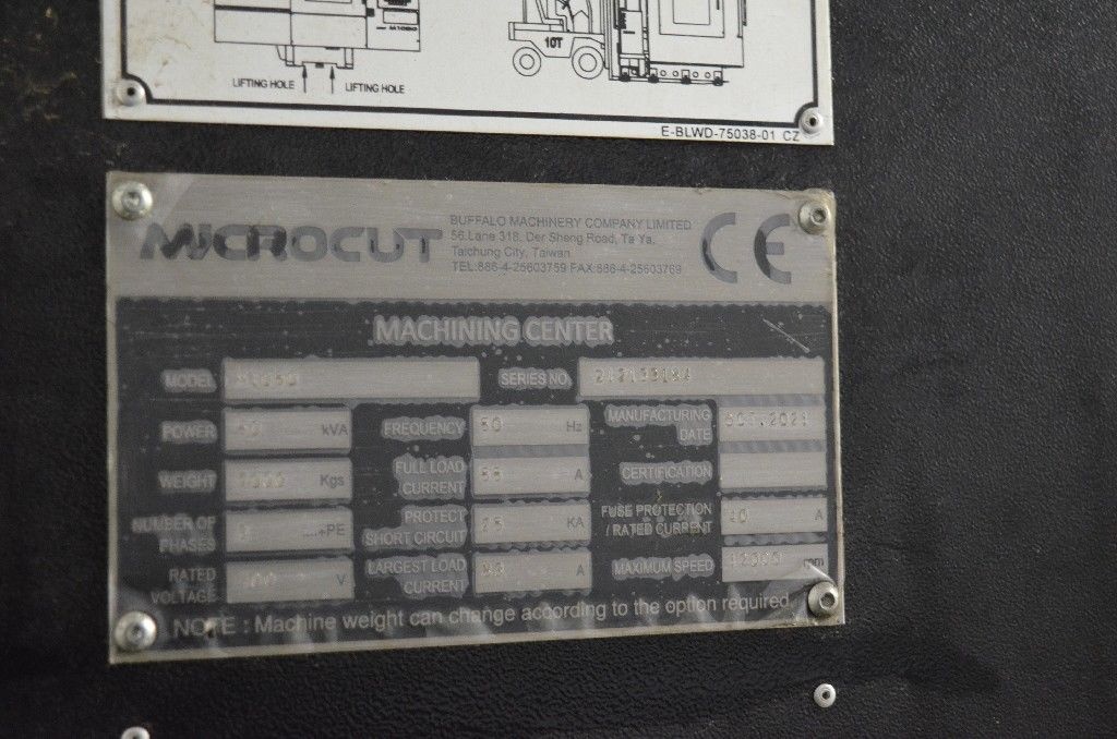 ADATE MOCROCUT M1050 CNC OBRÁBĚCÍ CENTRUM S PŘÍSLUŠENSTVÍM - 7