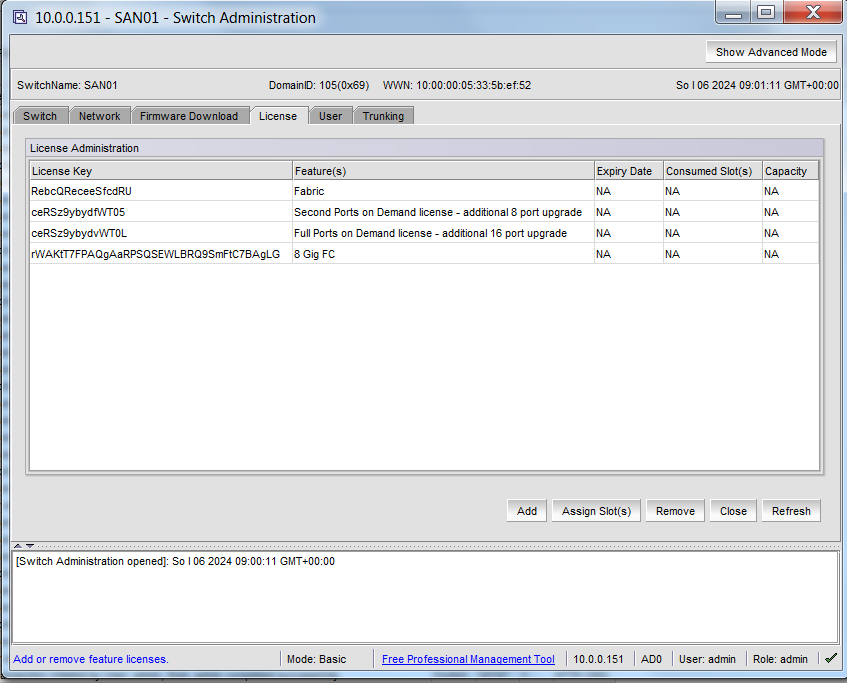 SAN switch IBM 249824E #2 - 7