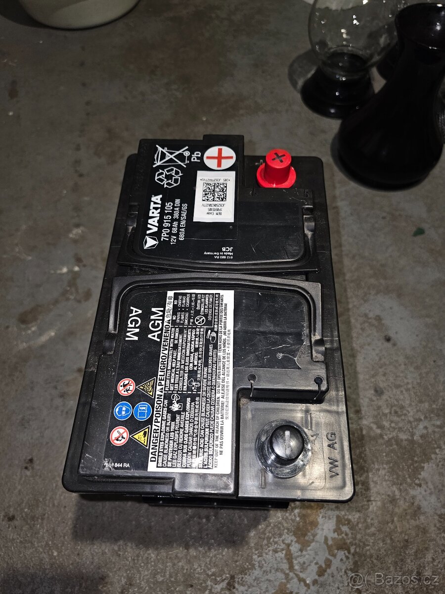 Autobaterie Varta STOP/START AGM 12V 68Ah 380A - 7