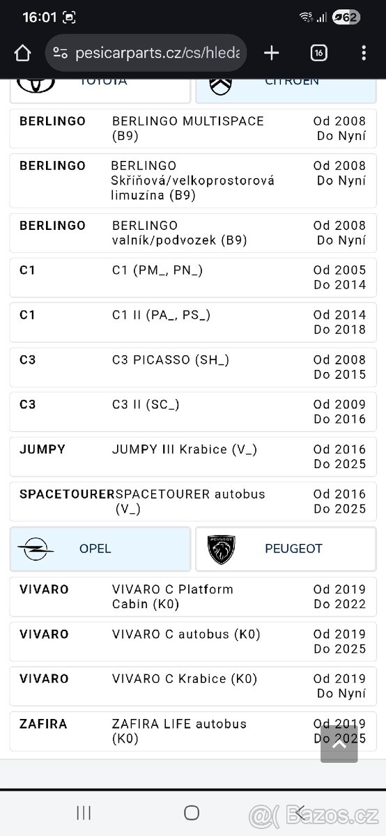 Peugeot 307 led dění svícení - 7