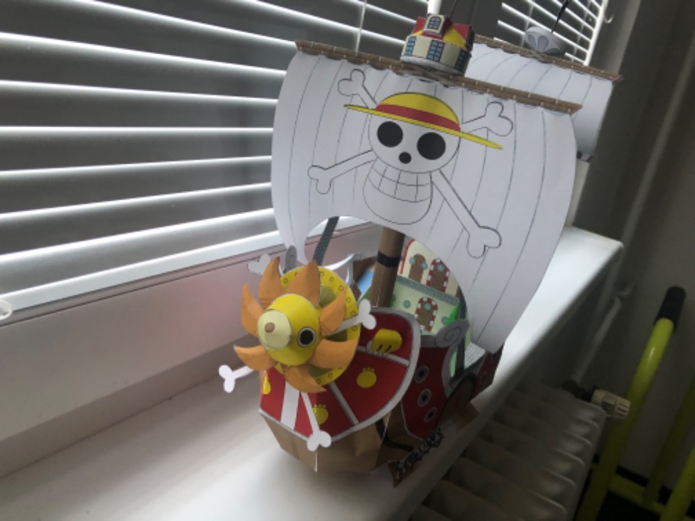 Thousand Sunny One Piece papercraft - 7