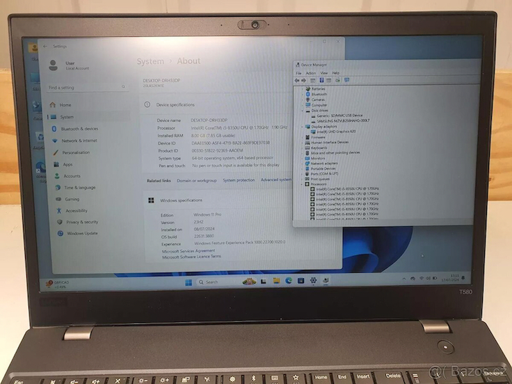 Lenovo Thinkpad T580 | i5 • 8GB RAM • 256GB SSD - 7