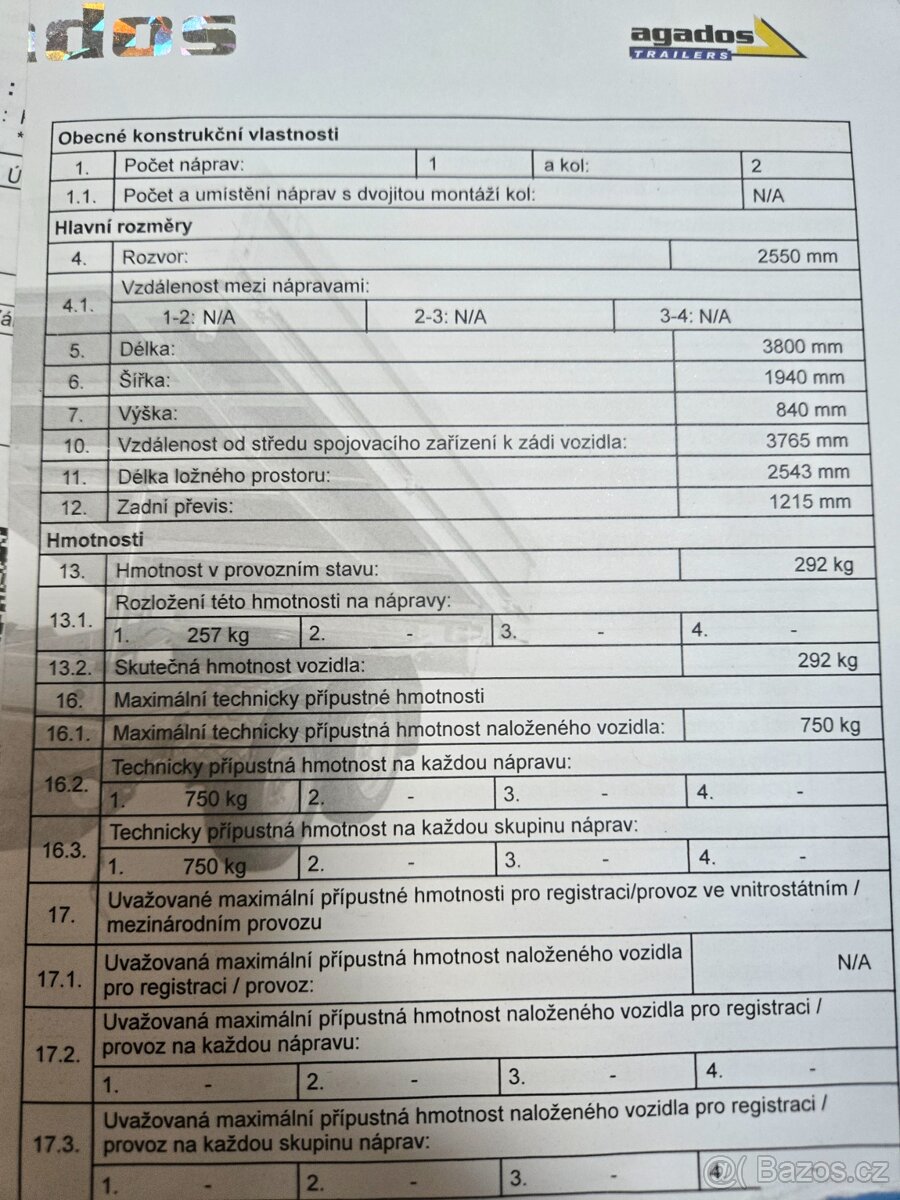 Přívěsný vozík - 7