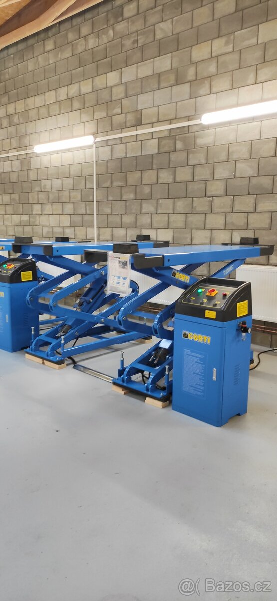 Nůžkový zvedák zdvih 3500 kg/1.9m ,na podlahu i do podlahy - 7