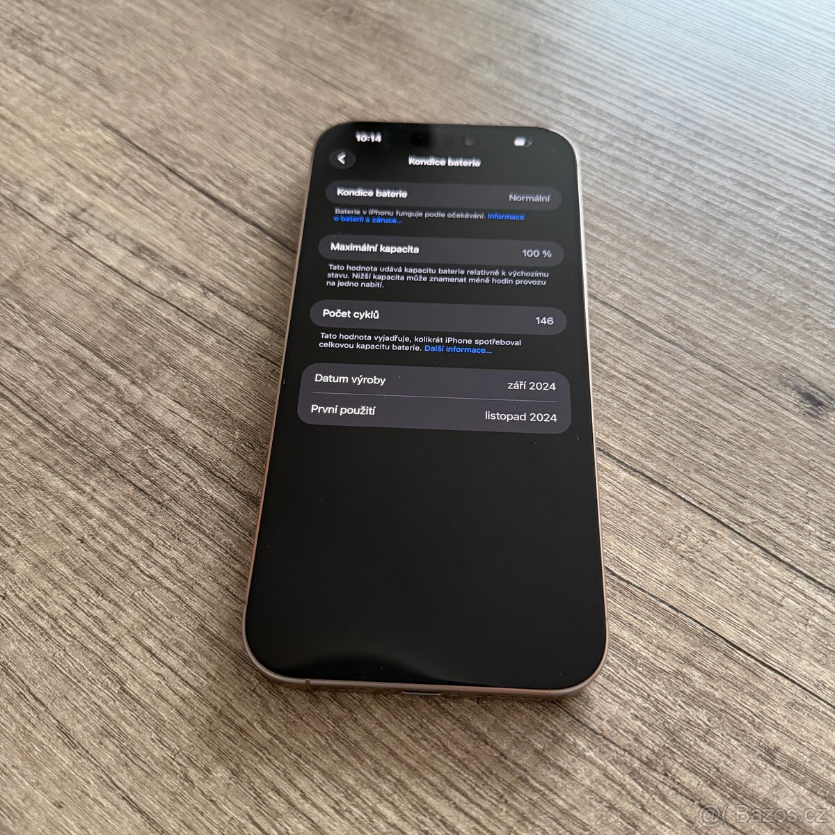 iPhone 16 Pro Max 256GB desert titan, 100% baterie - 7