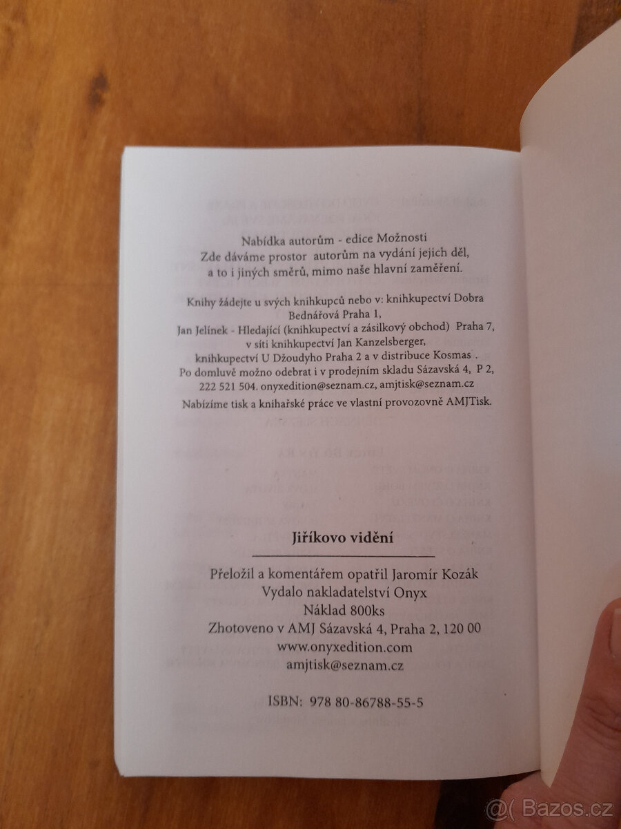 Výjimečná kniha Jaromíra Kozáka, Jiříkovo vidění - 7