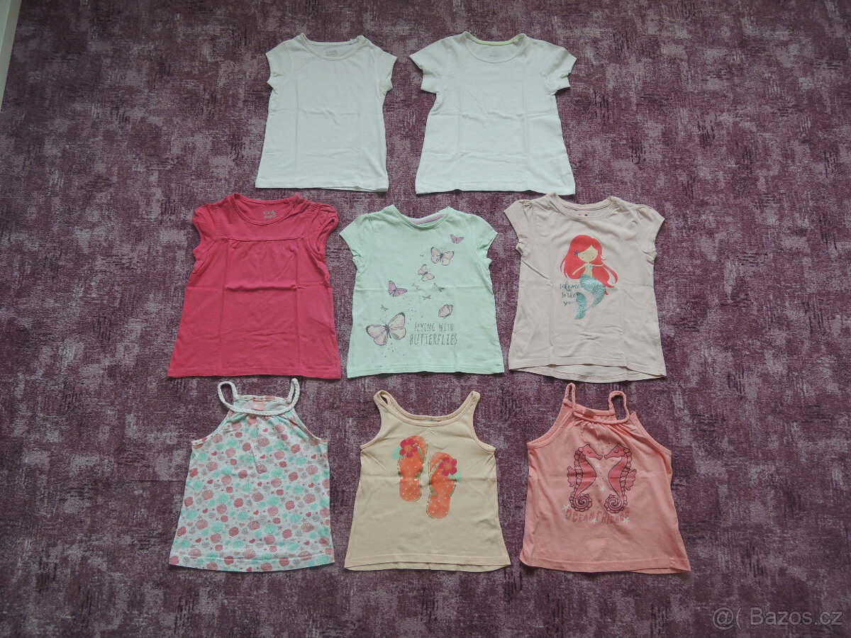 Balík oblečení pro holčičku 104 - jarní/letní - 7
