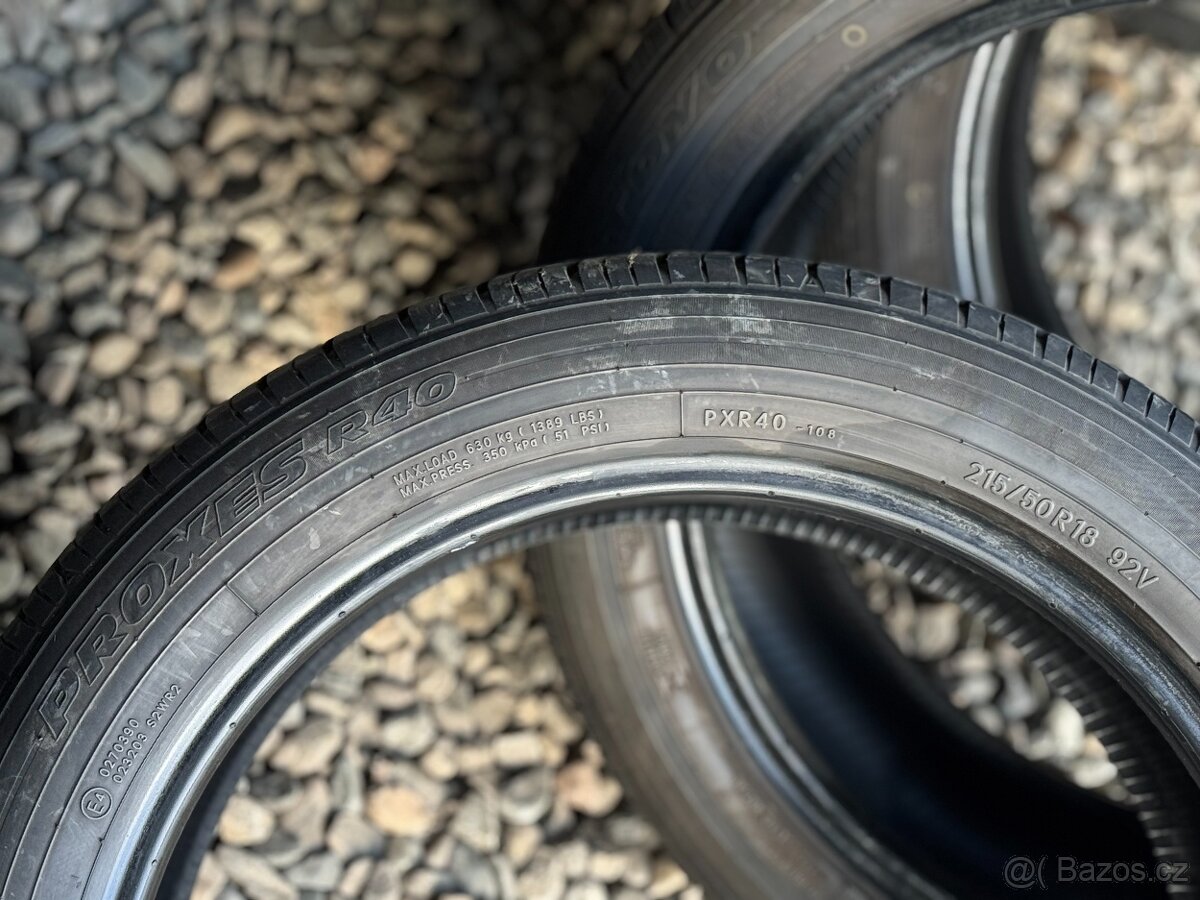 215/50/18 - Toyo letní sada pneu - 7