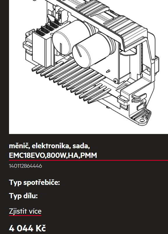 AEG elektroniky motorové - 7