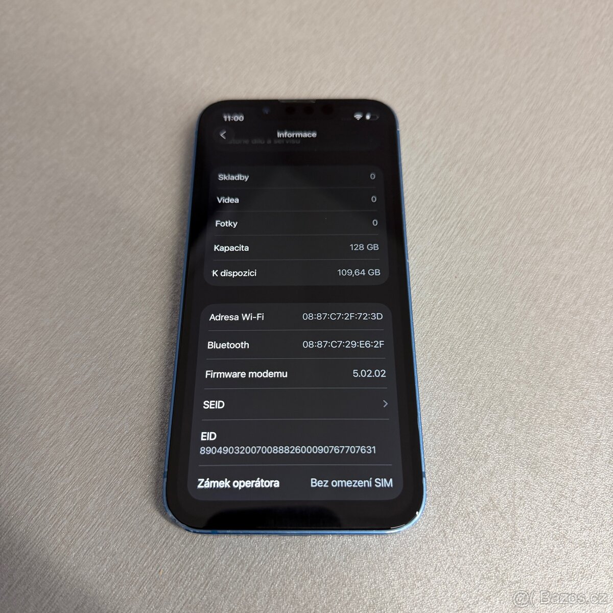 iPhone 13 mini 128GB modrý, pěkný stav, 12 měsíců záruka - 7