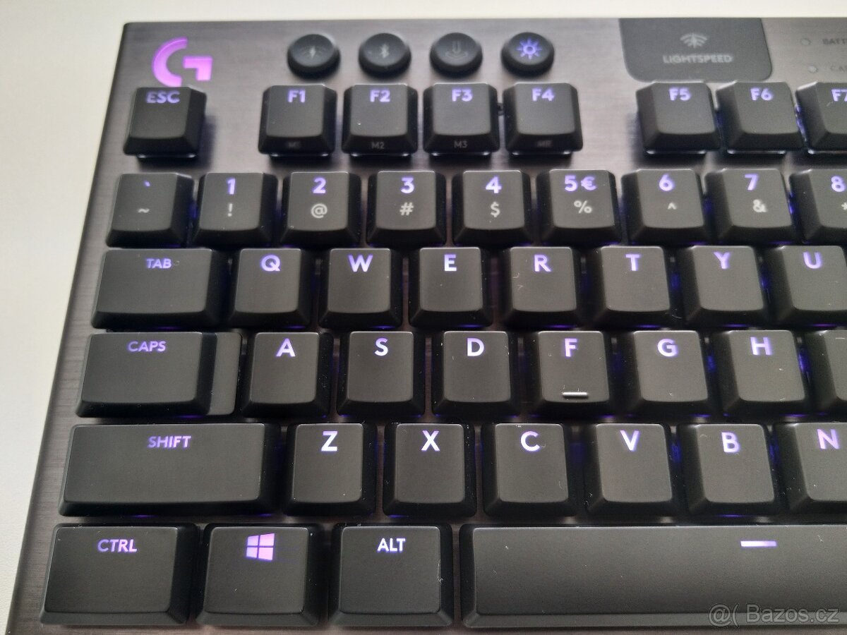 Klávesnice Logitech Gaming G915 TKL Lightspeed RGB Tactile - 7