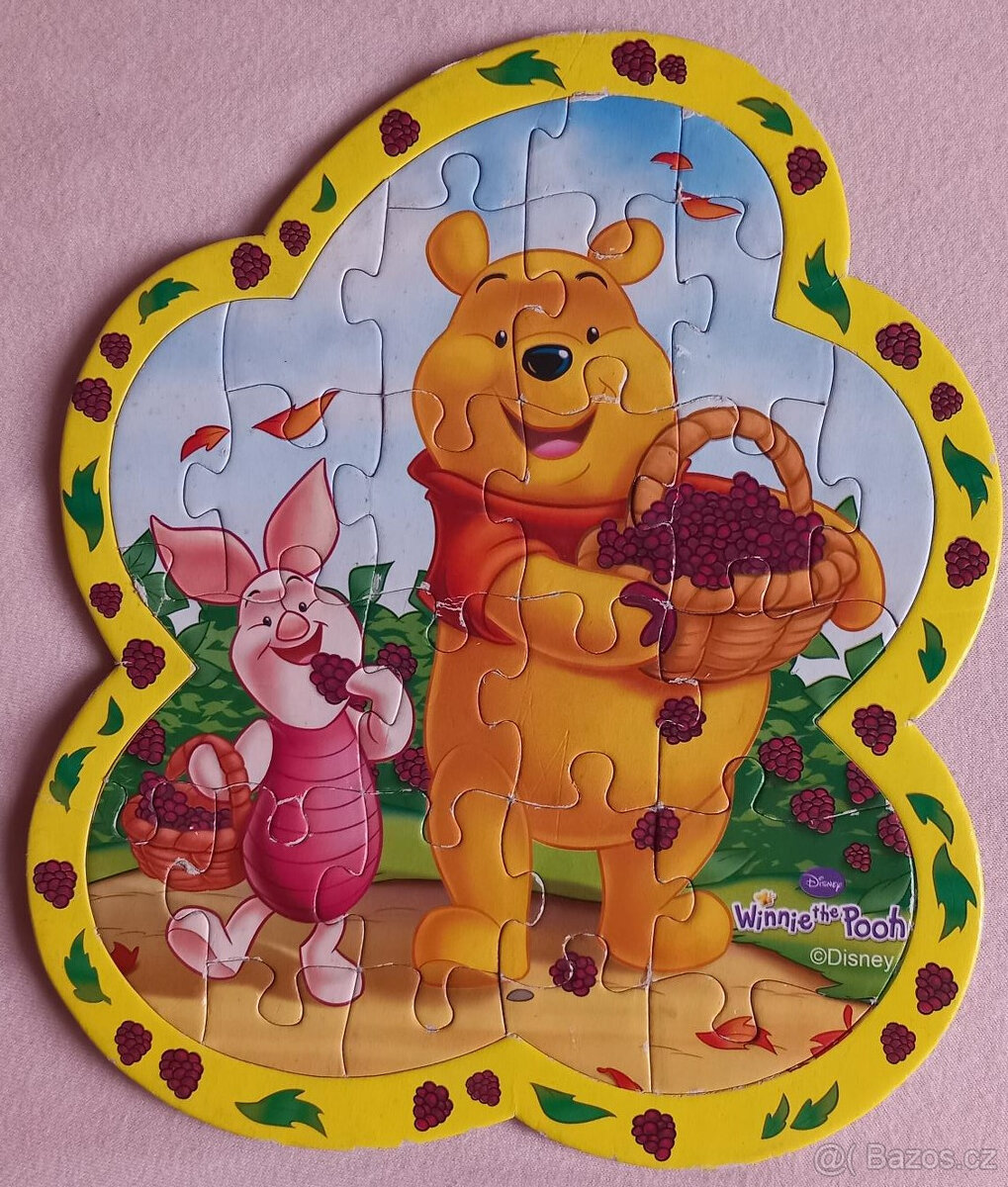 set Medvídek Pú - zdarma puzzle - 7