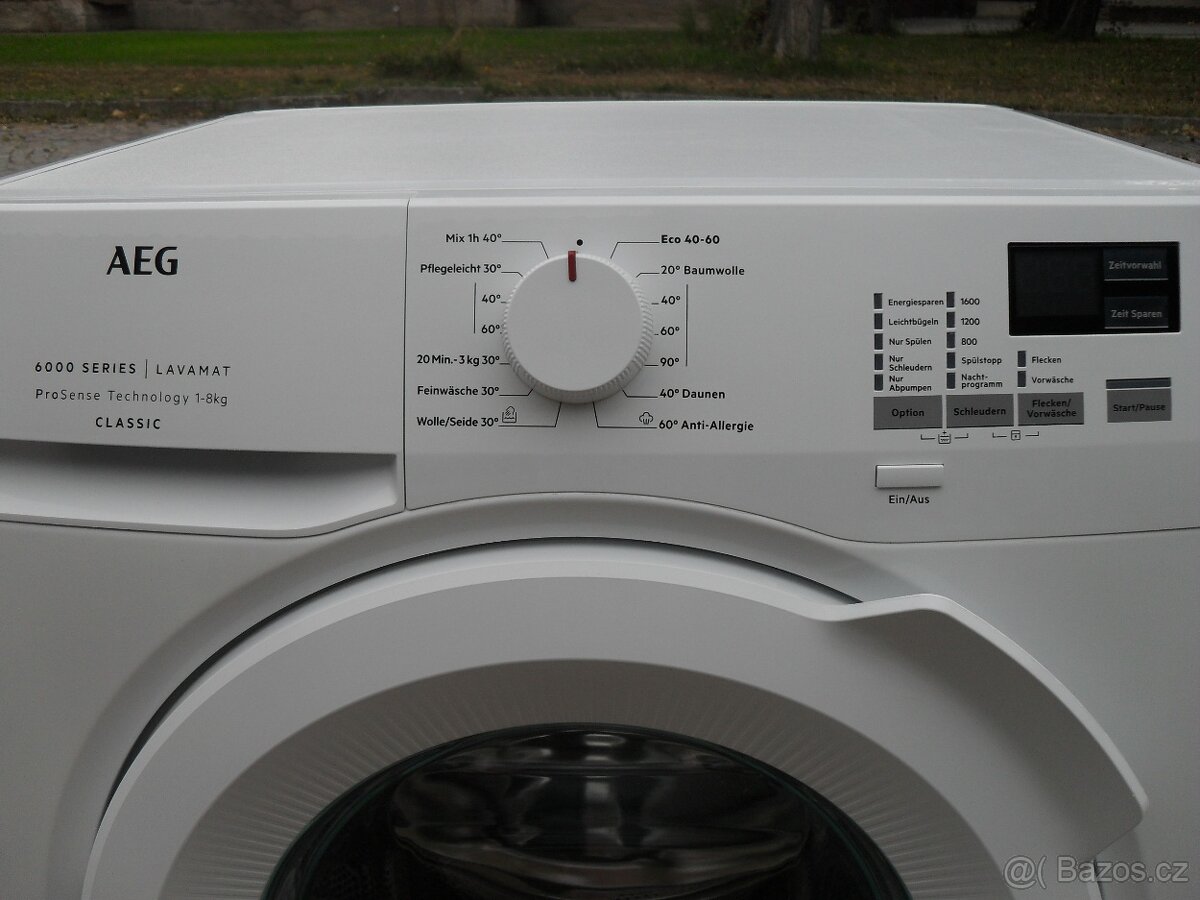 KVALITNÍ NĚMECKÁ PRAČKA AEG 1-8KG,funkce PROTEX,ANTIALERGIK - 7
