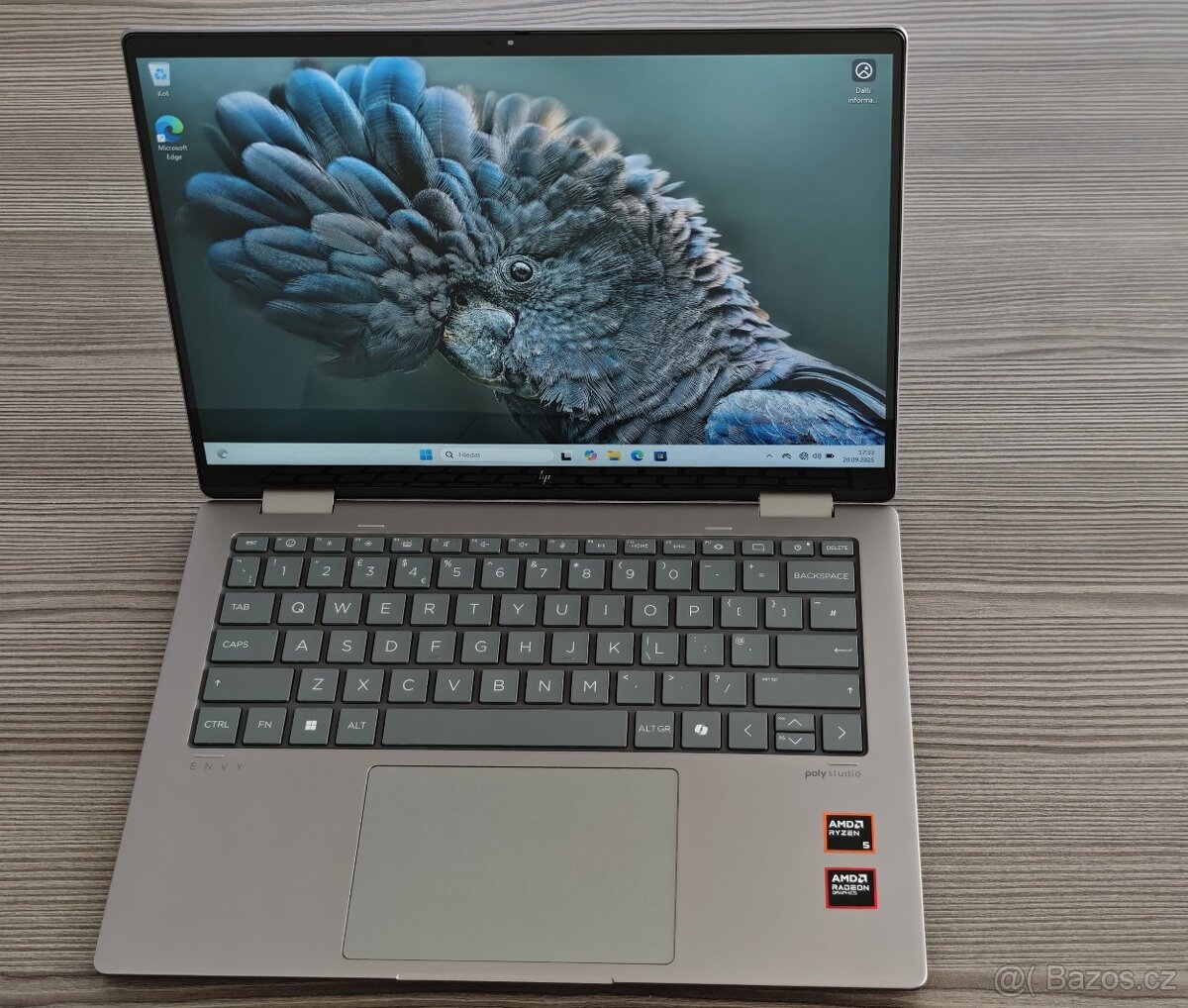 HP ENVY x360 14" - 2v1, Ryzen 8640HS +760M, pero - 7