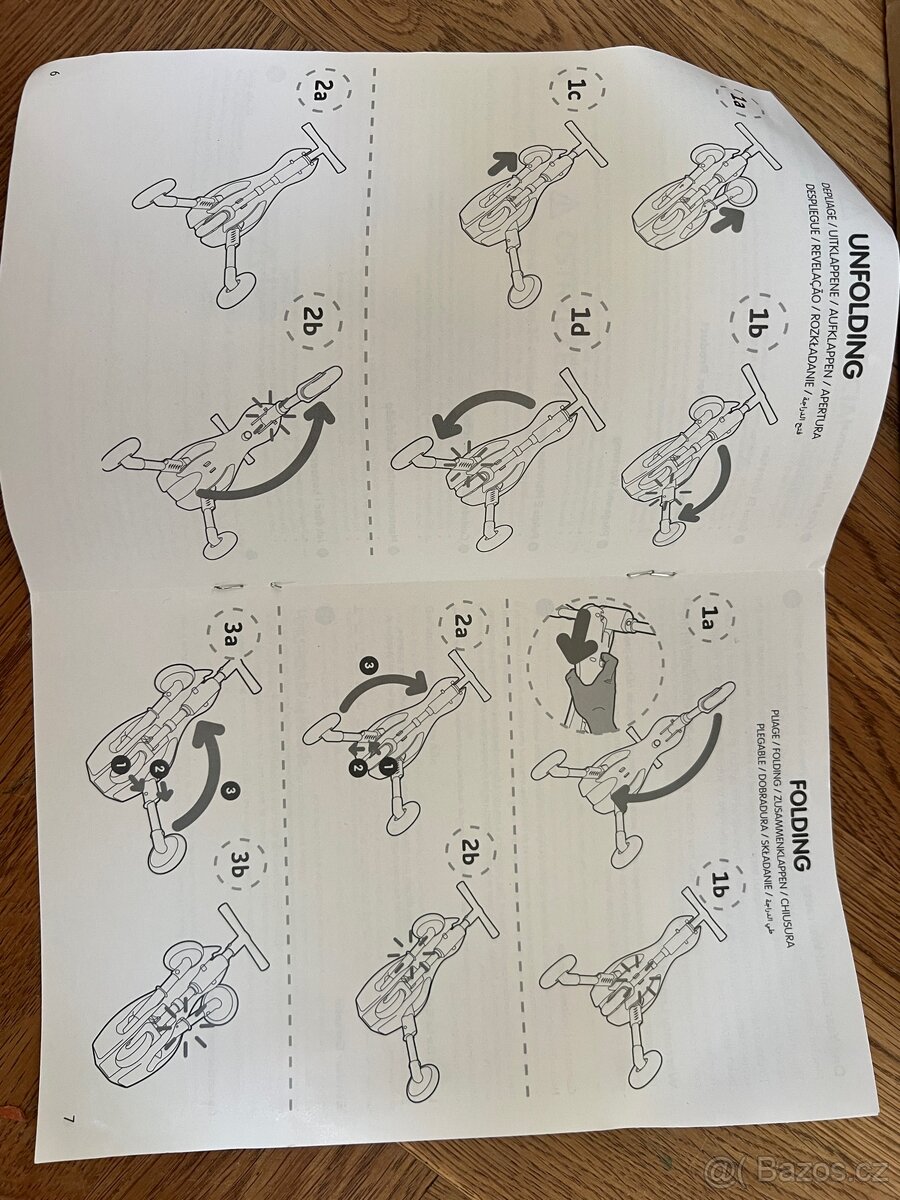 Skládací tříkolka - odrážedlo - 7