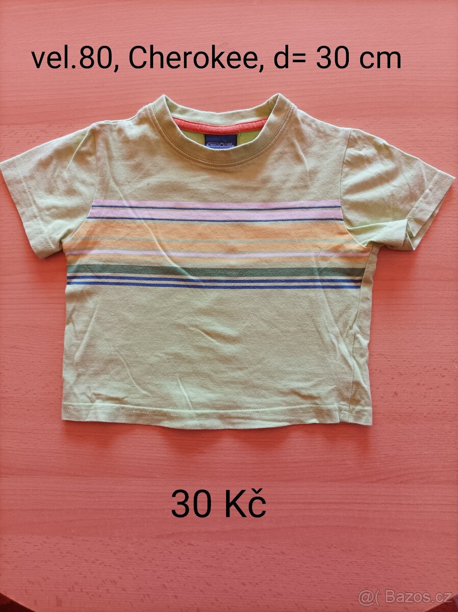 Trička vel 80 různá - 7