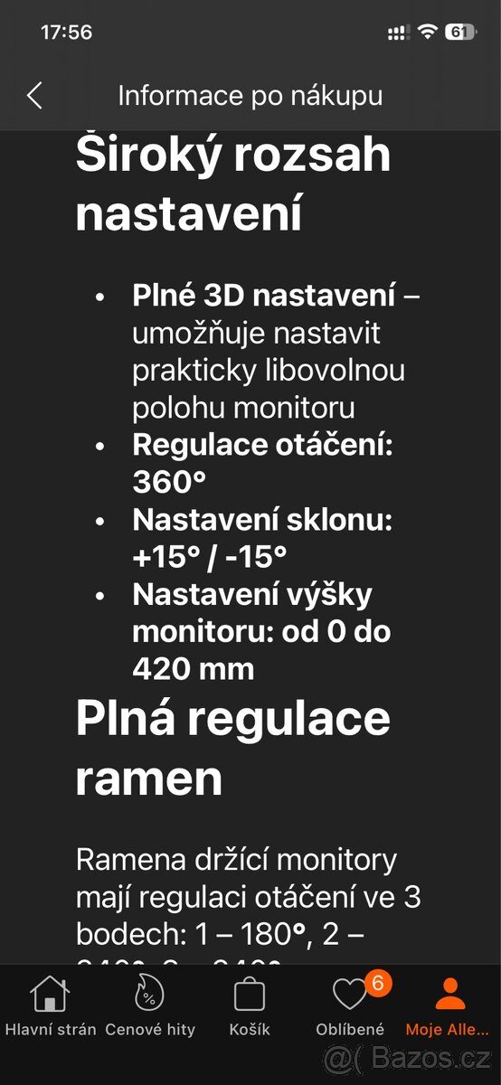 Držák na 2 monitory - 7