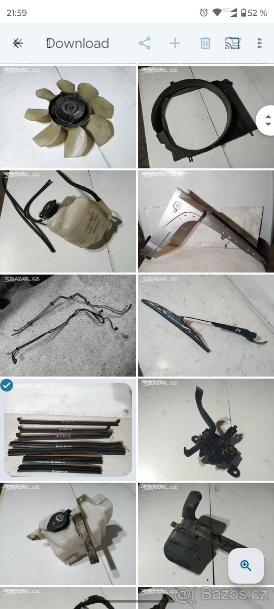 Hummer H3 r.v. 2006 /// 3,5 Vortec - soubor dílů - 7