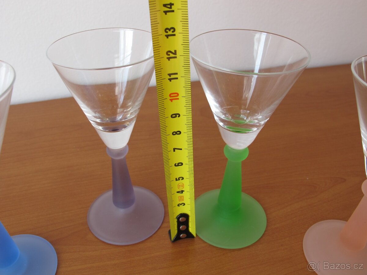 Sada barevných skleniček - 7