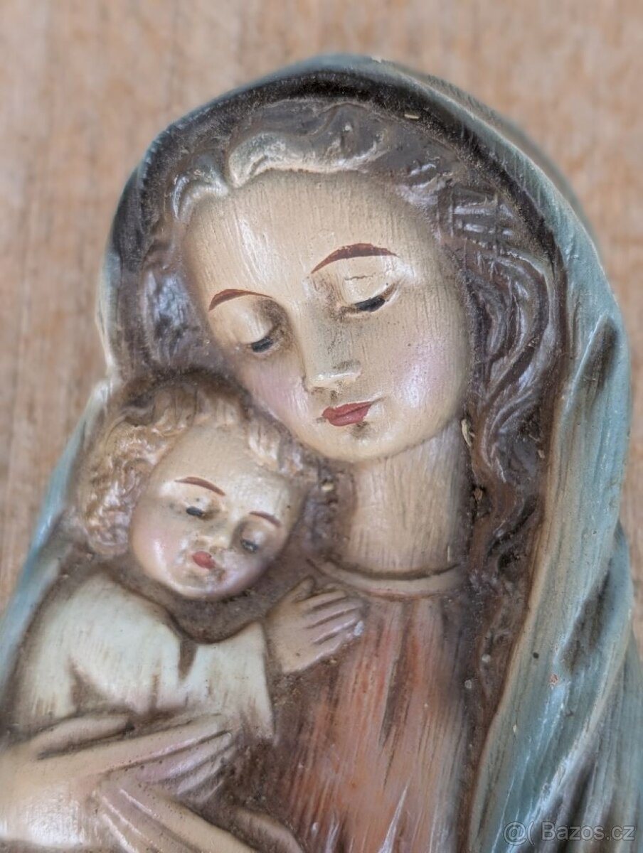V náruči Panny Marie - Nástěnná kropenka. - 7