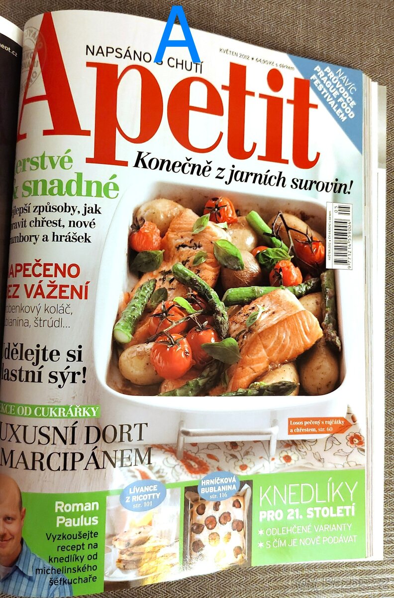 Časopis svázaný 5+5 čísel APETIT 1-5/2012, 6-11/2012 - 7
