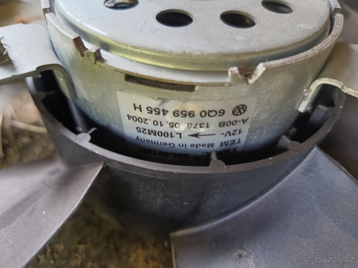 Ventilátory chladiče originál VW, Škoda atd.. originál - 7