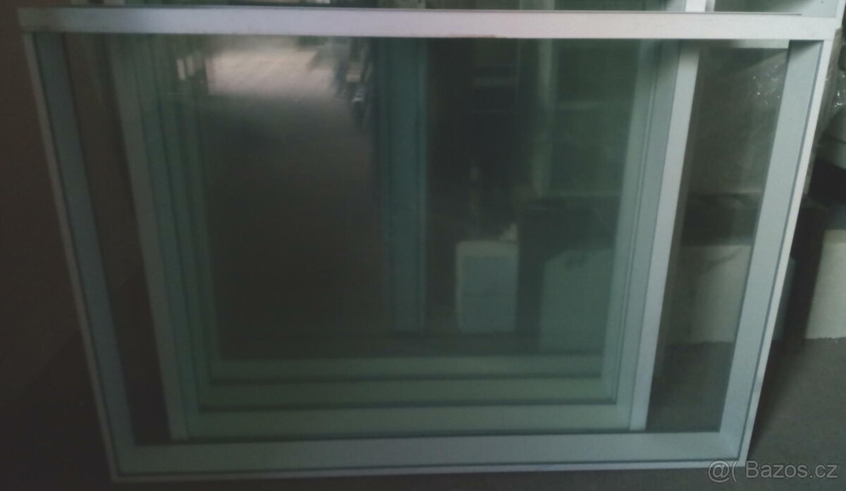 Okna pevná 9 ks s ALU rámem tlustým 10cm a dvojitým zasklení - 7